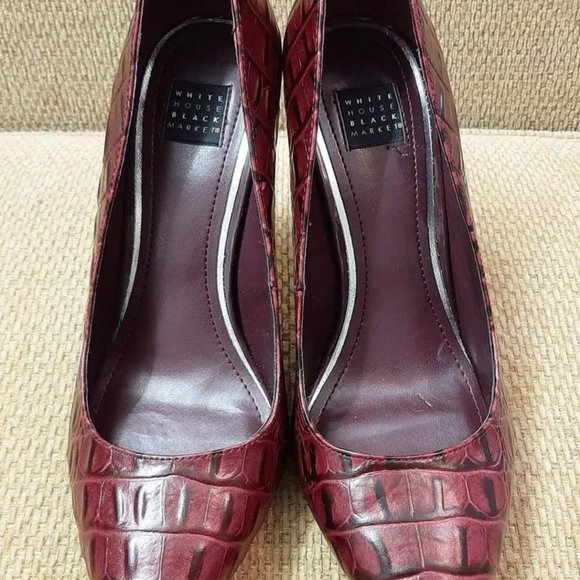 Size 7 Red WHBM Pointed Toe High Heel Shoes - Picture 2 of 4